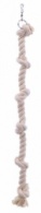 Závěsné bavlněné lano XXL se 6 uzly 100cm