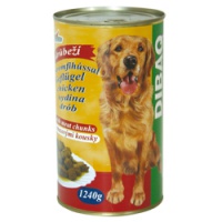 DIBAQ PET konzerva pes drůbež 1240g