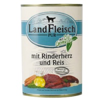 LANDFLEISCH Premium hov.srdce+rýže 400g